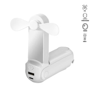 4-in-1 Fan Powerbank Safety Alarm & Torch | ZEPHYR | @memorii